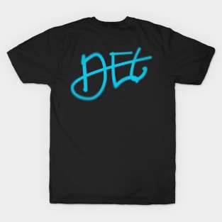 Detroit graffiti tag art T-Shirt